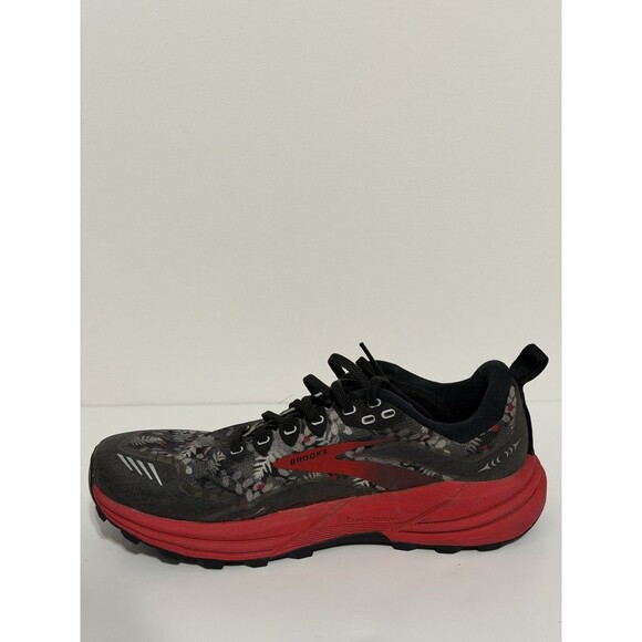 Brooks Cascadia 16 Sasquatch Sneaker Men's Size 8 Red Black Trail Running Shoes - Picture 8 of 11